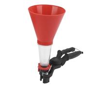 Itonash Kit di Imbuto Dell'Olio Motore, Strumento Manuale Antistatico Universale con Connettore Regolabile, per il Ripieno di Olio Motore (Arancia)