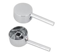 Itonash Maniglia per Rubinetto Dell'acqua per Lavabo da Bagno con Nucleo Valvola, Testa di Ricambio per Rubinetto con Leva della Valvola in Lega di Zinco, Rubinetto con Cartuccia da 45