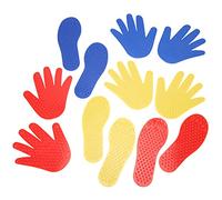 Itonash Mano e Piedi di Gioco, Tappetino da Gioco in PVC per Bambini e Adulti con 3 Coppie Mani e Piedi, diversità dei Colori, Adatto per Oltre 1 Anno