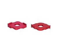 Itonash Modello di Router Jig 2 Pcs, Set di Misurazione del Localizzatore Circolare di Filetto Circolare a Raggio Rapido per la Lavorazione del Legno, con 4 Diversi Raggi R10 R15 R20