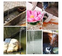 Itonash Pompa per Fontana Solare da 1,4 W, Pompa Ad Acqua Sommergibile Ad Energia Solare con 5 Teste di Irrigazione, per la Decorazione del Giardino del Piccolo Stagno dei Pesci del