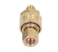 Itonash Rondella Ad Alta Pressione 5000psi Raccordi di Connessione Rapida, Design a Sfera in Acciaio Inossidabile in Ottone per Pistola a Spruzzo della (M14x1.5mm Filo Femmina Spina Filo Maschile)