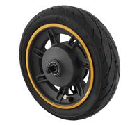 Itonash Ruota Anteriore da 10 Pollici con Gomma, Telaio in Lega di Alluminio e Gomma di Ricambio per Scooter Elettrico 9 G30, con Freno a Tamburo, Facile da Installare