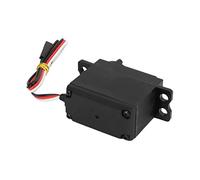 Itonash Servo Motor Ingranaggio, Cavo per Ingranaggi in Metallo in Lega Nera per la Macchina per la Corda della Nave RC, con Motore CC Ad Alta Precisione da 25 Mm Runner Interno