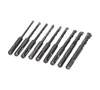 Itonash Set di Bit di Perforazione in Muratura, Punta in Carburo di Tungsteno YG8C con Doppie Fosse e Scanalature per Muratura di Roccia in Cemento in Mattoni, 4mm 5mm 5,5 Mm 6 Mm 6,5 Mm (110 mm)
