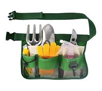 Itonash Strumenti per il Giardinaggio Borse per Cintura 600d Polyester Garden Tool Bag con 7 Tasche, Rilascio Rapido, Tasca Nascosta per Telefono e Denaro, Grande capacità per, (Colore assortito)