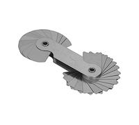 Itonash Strumento di Misurazione del Filo in Acciaio Inossidabile con Scala Imperiale Metrica, per la Misurazione del Passo della Vite R15 25 Mm