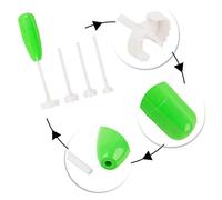 Itonash Taglie a Spirale Vegetale a 4 Dimensioni, Gadget da a Testa Sostituibile con Serbatoio di Lavorazione Aperta, per Mele Pomodori Pumpe Peperoni Pegnanti Cipolle (Insaccato)