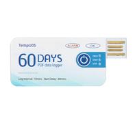 Itonash TEMPU05 Temperatura Usa e Getta Logger Registrazione della Temperatura USB Rapporto PDF, Alta Precisione e sensibilità con 10.000 Dati (Tempu05)