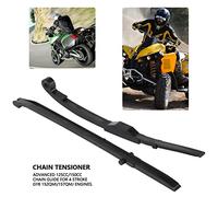 Itonash Tenditore di Guida per Catena Avanzata/Camma, 2 Pezzi Neri, per GY6 152QMI 157QMJ COMMOUTO ATV Scooter con Materiale Plastico ABS a Prova di Slip Resistente Agli Urti