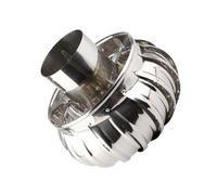 Itonash Ventilatore del Tetto a Rotazione Rotante Cap Capillini, Turbine Eoliche in Acciaio Inossidabile, Ventilatore Attico, Operazione Automatica, Silenziosa, Ventilazione Continua