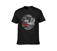 ItoNc Artic Monkeys Poster Mens Black T-Shirt S