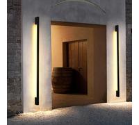 ITOSUI Applique da Esterno Moderne - Applique a LED Impermeabili IP65 in 3 Colori - Illuminazione Decorativa Nera per Portico, Ingresso, Villa, corridoio, Giardino e Garage