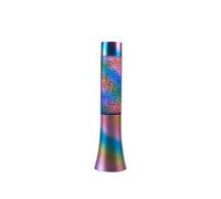 I-TOTAL® - Lampada Lava LED piccola, effetto Glitter cambia colore, lava lamp colorata (Opale) - 33,5 cm
