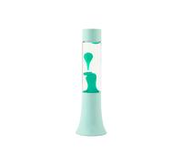 I-TOTAL® - Lampada Lava piccola, effetto Bolle, lava lamp colorata (Verde Pastello) - 30 cm