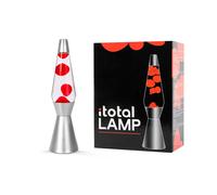 Itotal Silver Base Red Wax-36 Cm (1270397) Lava Lamp Multicolor Bambini