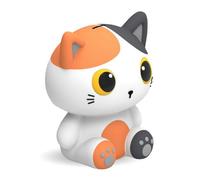 ITOTAL Large Red and White Cat Money Box