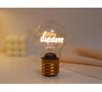 Lampada a forma di lampadina "Dream" Cm. 12x7