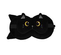 Itotal - Pillow With Sleep Mask - Black Cat (Xl2527) Toy NUOVO
