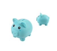 ITotal - Salvadanaio in plastica Blue Piggy