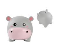 I-TOTAL® - Salvadanaio divertente decorativo/Portamonete in plastica (HIPPO)