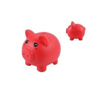 ITotal - Salvadanaio in plastica Red Piggy