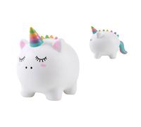 I-TOTAL® - Salvadanaio divertente decorativo/Portamonete in plastica UNICORN