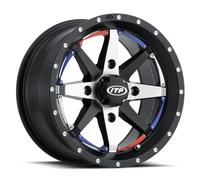 ITP Ciclone 14x7 4x137 5+2 nero/lavorato, bianco