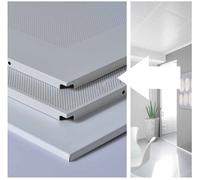 ITP PANNELLI Metallici Controsoffitto Bianco Forato 600x600x1.5 - 20Pz 7.2MQ