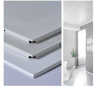 Akifix ITP STAR METAL - SM01W.F0 - PANNELLI METALLICI PER CONTROSOFFITTI - colore BIANCO - LISCIO - NON FORATO - Dimensione 600 x 600 x 15 - Confezione da 20 pezzi - 7.2MQ
