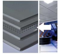 ITP PANNELLI Metallici Controsoffitto Silver 60x60x0.9cm 20pz 7.20mq Forato F4