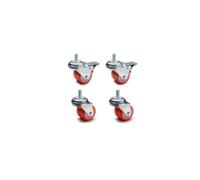Itrack Set 4 Ruote Gemellate ( 2 Con FRENO+2 Senza) Per Serie Network E Server 309280