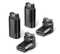 Itramax Adattatore Cavo Ricarica USB C per Orologio Garmin Charger 4 Pezzi | 90 Gradi Connettore per Garmin Fenix 6X 6S 5S 5X 5 Plus,Forerunner 965 570 265 170 Music,Tactix 8 7,Approach S70 S62 S42 S40