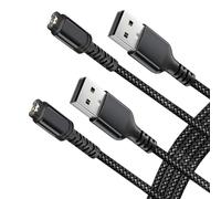 Itramax Cavo Ricarica Garmin Watch 1.8M 2PCS,Cable Caricatore Alimentazione Nylon per Garmin Fenix 5 5S 5X Plus - Forerunner 935,Approach S60 X10 S10,Quatix 5 Sapphire,Vivoactive 3 Music,Vivosport
