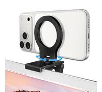 Itramax Continuity Camera Mount,Supporto Magnetico 360° Regolabile per Monitor e Telefono Portatile come Webcam per MagSafe iPhone 17 16 15 14 13 12 11 XS XR,iMac&MacBook,FaceTime,Apple TV,Streaming