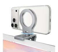 Itramax Continuity Camera Webcam Mount,Supporto Magnetico 360° Regolabile per Monitor e iPhone come Webcam per MagSafe iPhone 17 16 15 14 13 12 11 XS XR,iMac e MacBook,Laptop,Studio Display,Apple TV