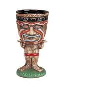 ITRHJTGP Bicchieri Cocktail Bicchiere Tiki in cristallo senza piombo con motivo a smorfia, bicchiere for acqua trasparente for vino(#15)