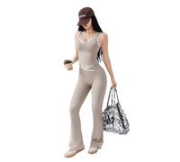 ITRHJTGP Completi Palestra Donna Set Women's Set Open Back Top & Shorts W/Second-Skin Fit & Run-Ready Yoga(Color5,XL)