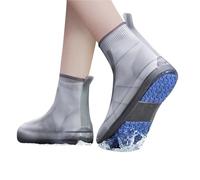 ITRHJTGP Copriscarpe Antipioggia Copriscarpe impermeabili antipioggia, antiscivolo, in silicone, unisex, in gomma, resistenti all'acqua, for le giornate di pioggia.(XXL)