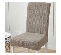 ITRHJTGP Coprisedie Elasticizzato 1pc Jacquard Solid Color Elastic Chair Cover, Suitable For All Seasons And Kitchen Decoration(Color13,4pcs)