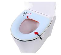 ITRHJTGP coprisedile WC Imbottito Copriwater in Peluche Modelli Universale Impermeabile Anello WC Cerniera Lavabile Tappetino da Bagno Sedile Decorativo per Il Bagno e Il Relax in casa(Color-23)