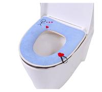 ITRHJTGP coprisedile WC Imbottito Copriwater in Peluche Modelli Universale Impermeabile Anello WC Cerniera Lavabile Tappetino da Bagno Sedile Decorativo per Il Bagno e Il Relax in casa(Color-24)