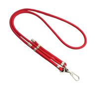 ITRHJTGP Cordino Per Telefono Cordino con doppia fibbia in argento regolabile da polso e da mano, tracolla, cordino for appendere cellulare, cellulare, tracolla, portachiavi(Red)