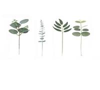 ITRHJTGP Eucalipto Finto 16pcs Artificial Eucalyptus Leaves | Wedding Decorations Arrangement Party Centerpiece Decor