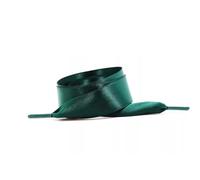 ITRHJTGP Lacci di raso Lacci for scarpe a nastro for da ginnastica 2CM Sostituzione lacci fantasia piatto spesso in raso for donna Lunghezza 80/100/120 cm per le scarpe da indossare(Dark Green,100cm)