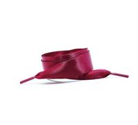 ITRHJTGP Lacci di raso Lacci for scarpe a nastro for da ginnastica 2CM Sostituzione lacci fantasia piatto spesso in raso for donna Lunghezza 80/100/120 cm per le scarpe da indossare(Dark red,100cm)