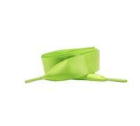 ITRHJTGP Lacci di raso Lacci for scarpe a nastro for da ginnastica 2CM Sostituzione lacci fantasia piatto spesso in raso for donna Lunghezza 80/100/120 cm per le scarpe da indossare(Green,100cm)