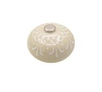 ITRHJTGP Maniglie Per Mobili Da Cucina Maniglia in ceramica a forma di zucca, stile pastorale, pomello creativo a foro singolo con vite, pomello for anta e cassetto dell'armadio.(Color3)