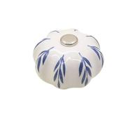 ITRHJTGP Maniglie Per Mobili Da Cucina Maniglia in ceramica a forma di zucca, stile pastorale, pomello creativo a foro singolo con vite, pomello for anta e cassetto dell'armadio.(Color6)