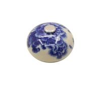 ITRHJTGP Maniglie Per Mobili Da Cucina Maniglia in ceramica a forma di zucca, stile pastorale, pomello creativo a foro singolo con vite, pomello for anta e cassetto dell'armadio.(Color2)